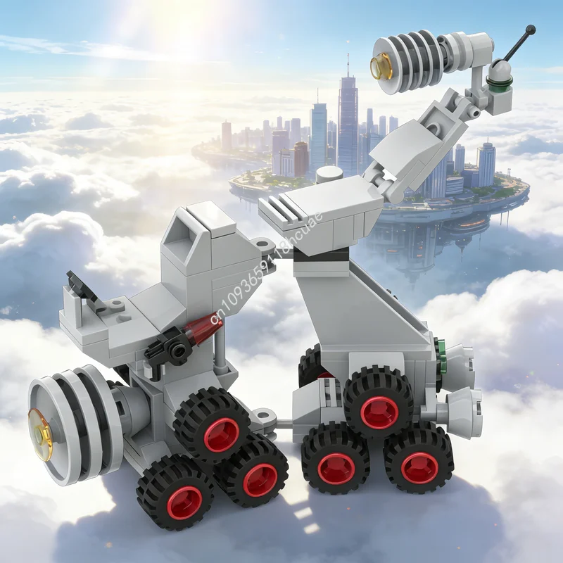 

136pcs MOC Mining Rover 2 Space Classic Model Building Blocks Construction DIY Christmas Gifts Creative Toy Education Idea