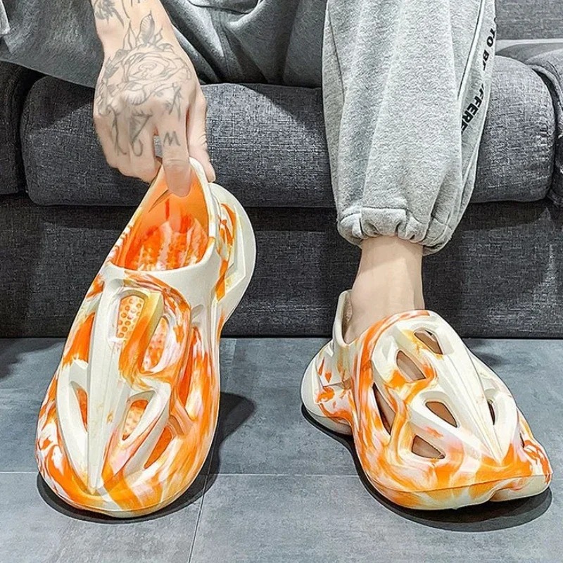 

Сверхлегкие мужские сандалии высотой, нескользящие, на платформе, дышащие, большого размера. Купить новое модное поступление, роскошная дизайнерская мужская обувь H 39.