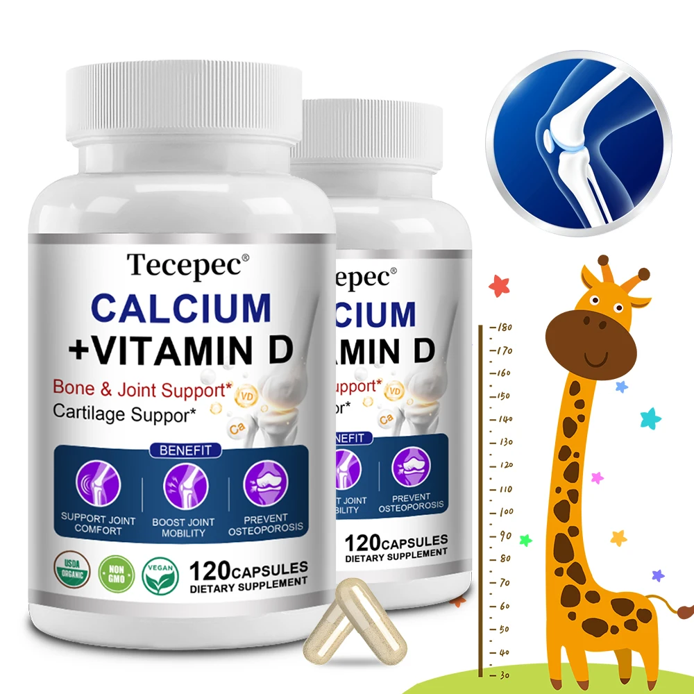 

Добавка кальция — с витамином D3 для лучшего впитывания — поддерживает здоровье иммунитета, кости и зубы для женщин и мужчин