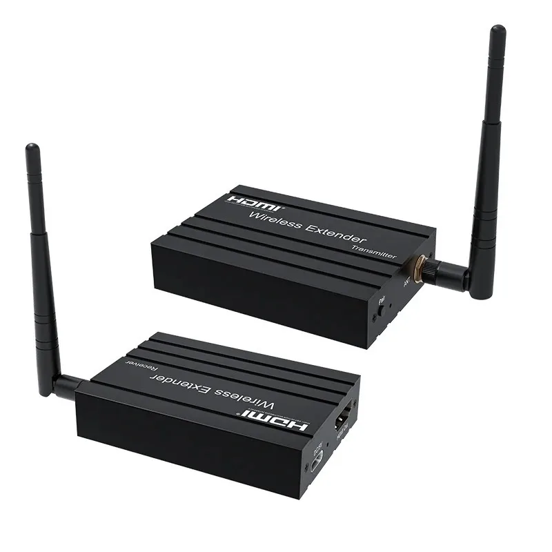 Wireless HDMI Extender 200M 1080P Aluminium Alloy HDMI Transmitter Receiver HD Video Sender Receiver For TV Projector PC Laptop