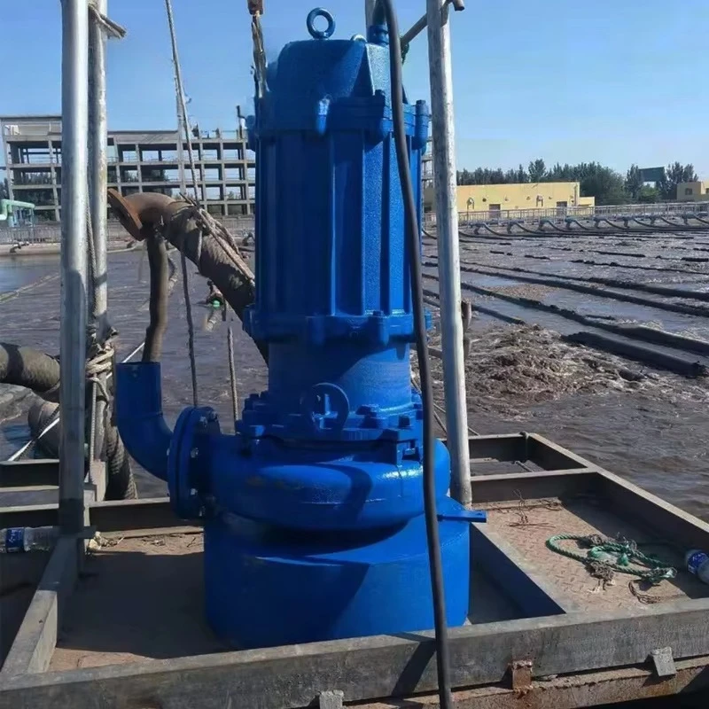 Grande idraulico sommergibile fango sabbia dragaggio pompa escavatore centrifugo ghiaia mineraria acque luride aspirazione acqua supporto per l'estrazione mineraria