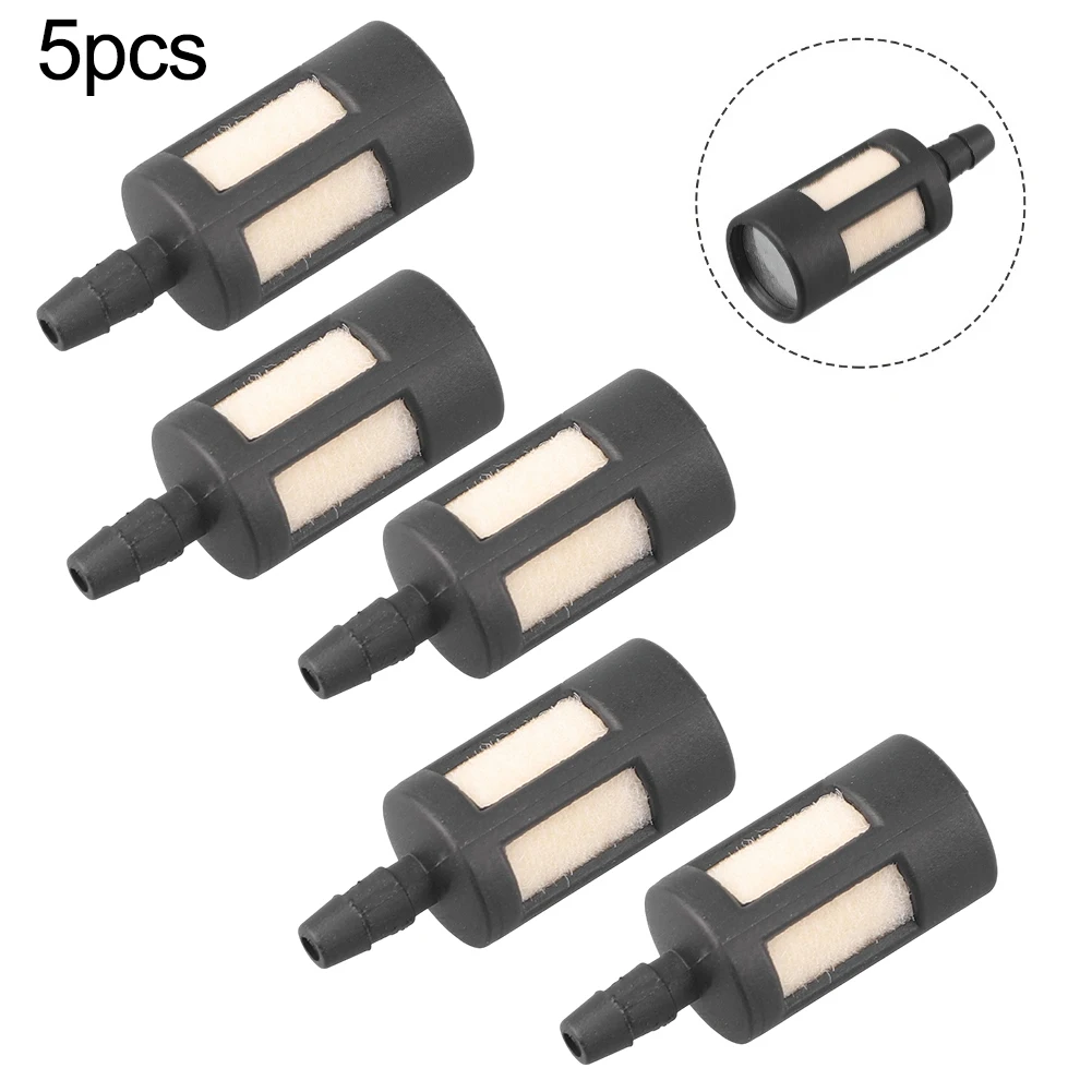 

5pcs General Fuel Filters For Garden Equipment Trimmer Chainsaw Blowers Trimmer Carburetor Garden Tools ﻿