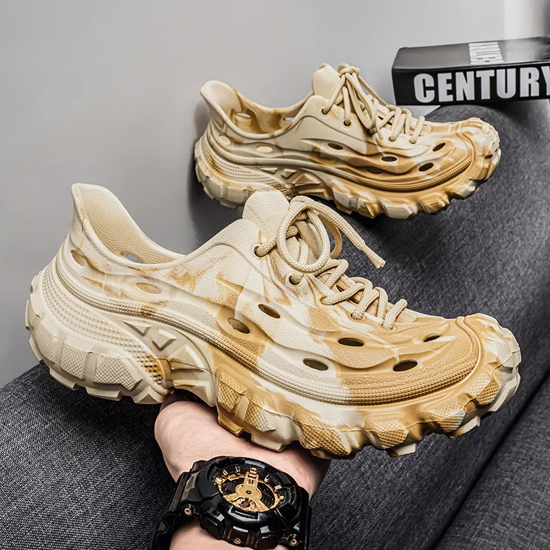 

Outdoor Men Slippers Flat Mens Flip-flop Lightweight Beach Shoes Summer Casual Sandals Indoor Home Anti-slip Bathroom Slides