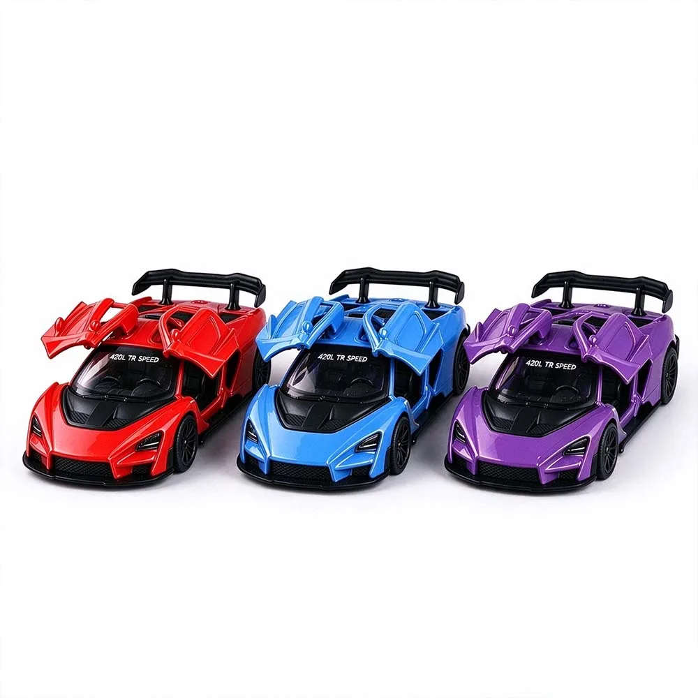 Alloy ABS Sport Supercar Simulation Model Collectible Display Ornament Figurine Gift for Vehicle Fans Multiple Colors Optional