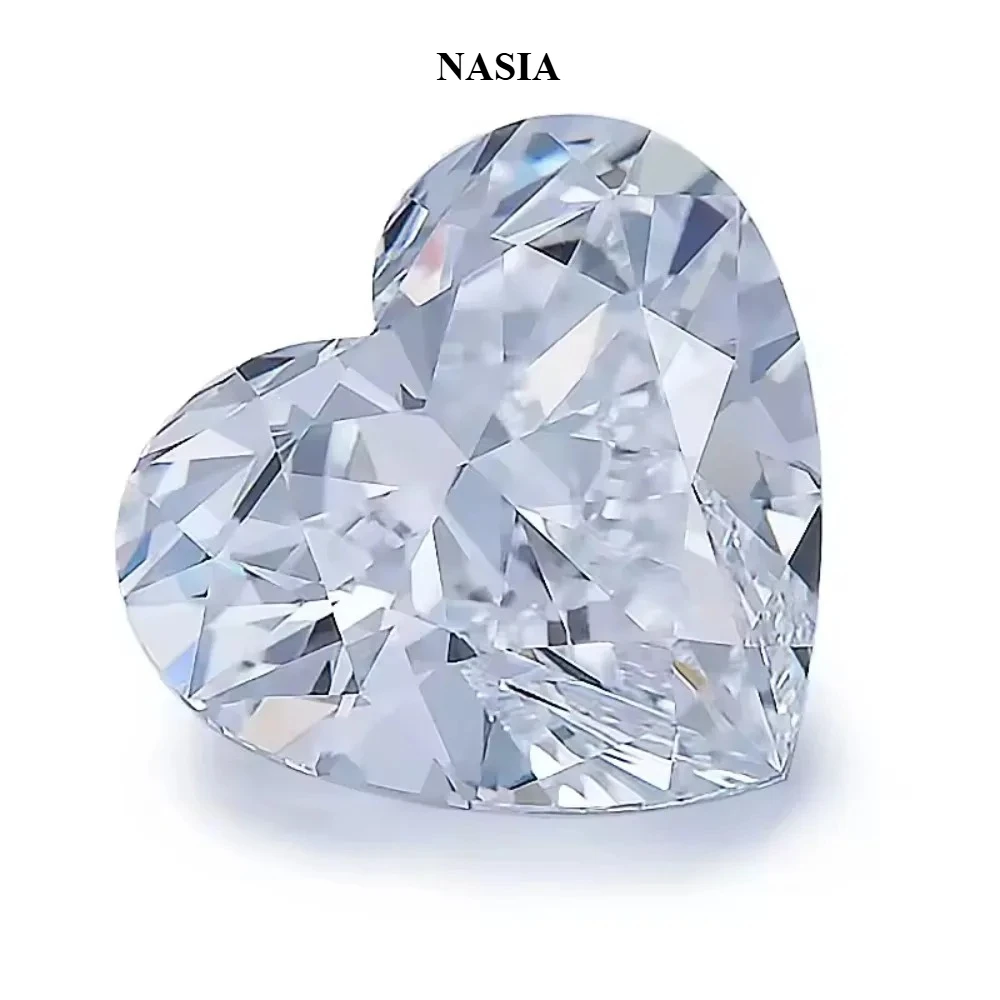 NASIA Heart Shape Lab Grown Diamonds With IGI Certificate 1ct 1.5ct 2ct 2.5ct 3ct 5ct Lab Created Diamond Wholesale 2026