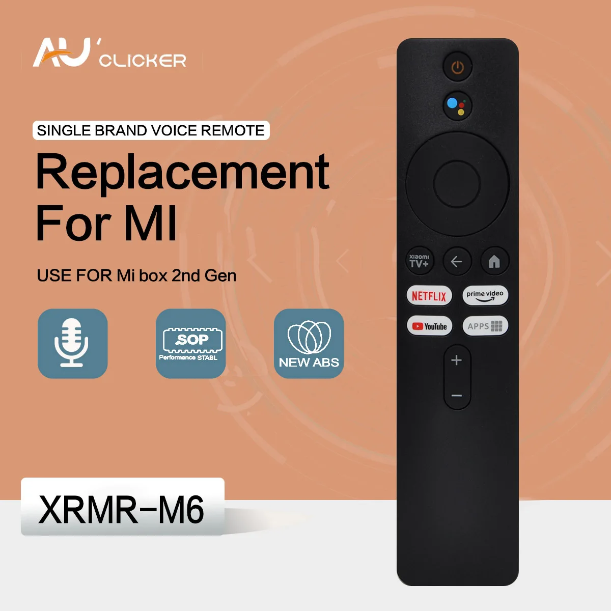 XMRM-M6 For Xiaomi mi 2nd Gen Box 4K Ultra HD Streaming Media Player Applicable to Xiaomi mi 2nd Gen Box