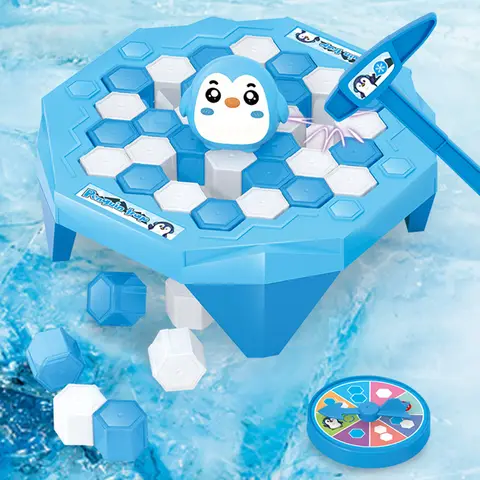 3 स्टाइल आइस ब्रेकर गेम, पेंगुइन को आइस ब्लॉक पर बचाएँ, पारिवारिक मज़ेदार गेम, पेंगुइन ट्रैप एक्टिवेट गेम, बच्चों के दिन के उपहार 10 best sales बर्फ तोड़ने वाला - №4