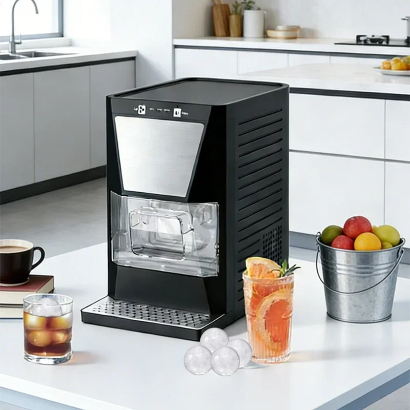 New Spherical Ice Maker 50MM Solid Ice Balls The Ultimate Companion for Enjoying Whiskey at Home 2.3KG/24H