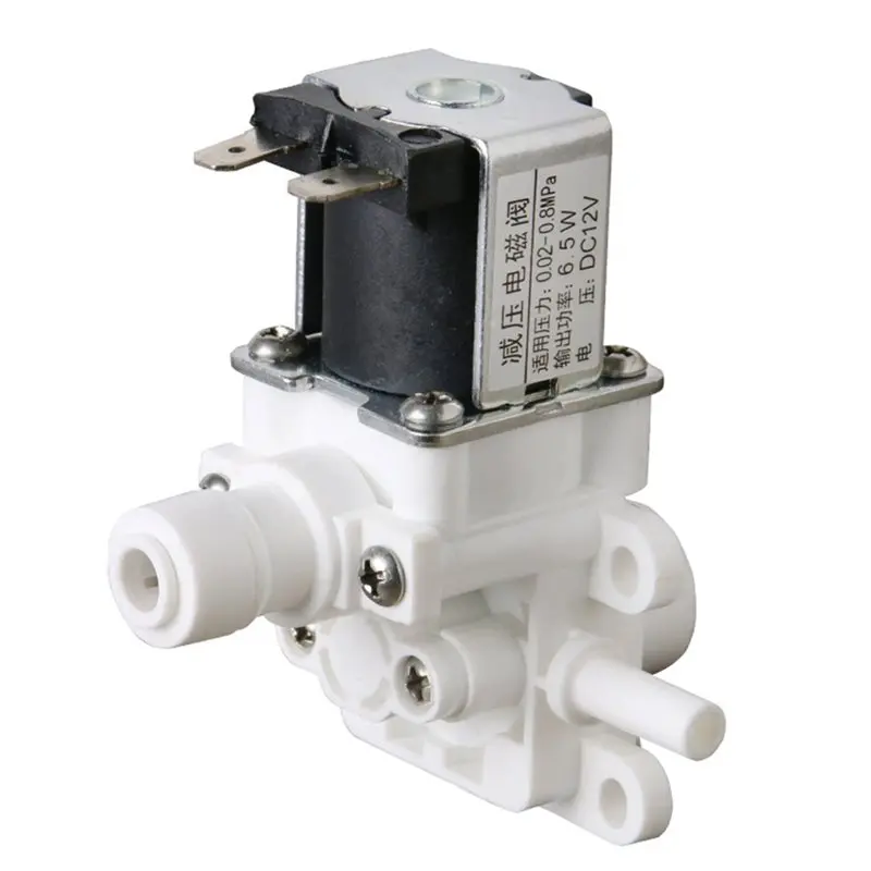 ABMS-High Conductivity DC 12V Electric Solenoid Purifier Valve 1Pc Normally Closed Control Valve Connection