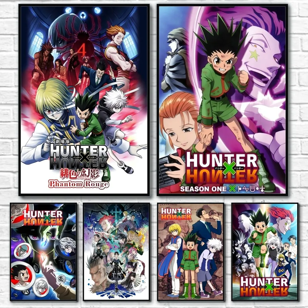 

Anime H-HUNTERS Cool Cute Poster Sticky Wall Art Printing Waterproof Home Living Bed Room Bar Aesthetic Decor
