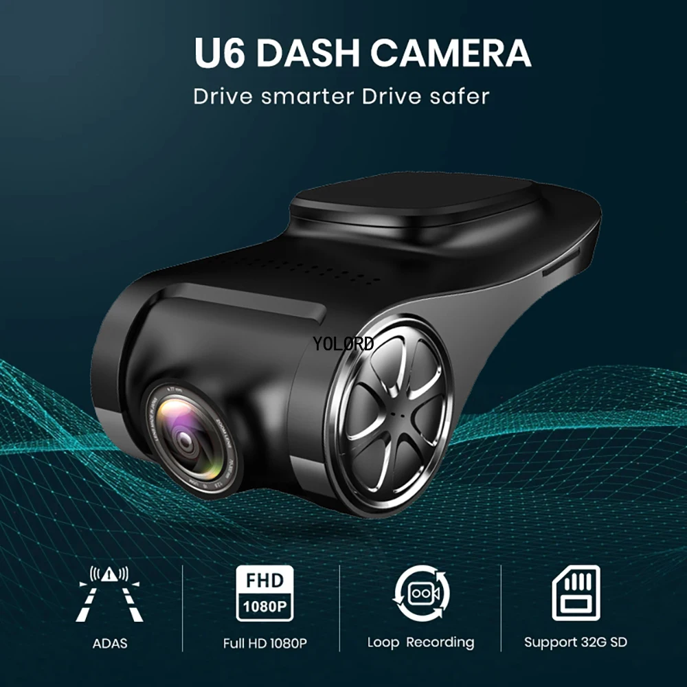 Dash Cam ADAS Car DVR ADAS Dashcam DVRs Video HD 1080P USB Auto Recorder for Android Multimedia Player DVD