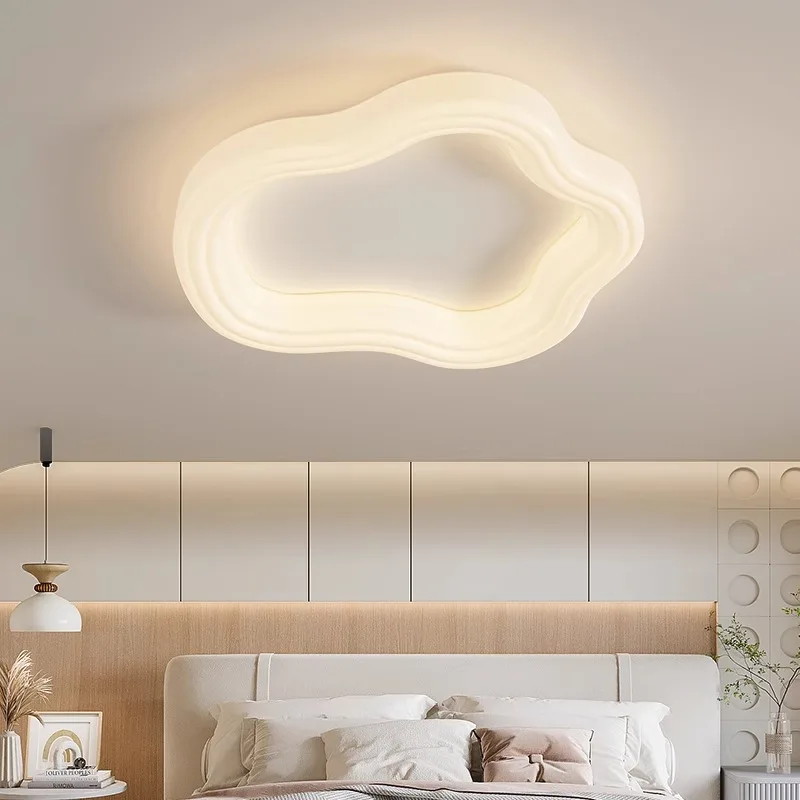 Modern LED Ceiling Light Nordic Cream Style Bedroom Lamp Dining Room Living Room Cloud Creative Home Decorate Lighting Fixtures