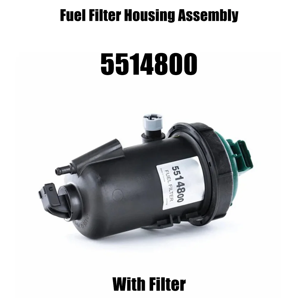 5514800 Fuel Filter Housing Assembly with Filter Replacement for Fiat Ducato Citroen 2.2 2.3 3.0 JTD 1362976080