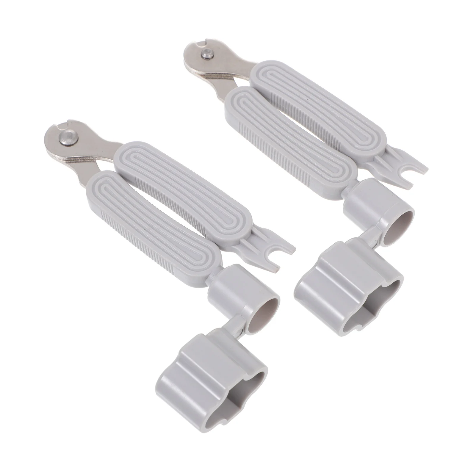 

2Pcs Multifunctional Guitar String Winder Cutter Pin Remover Tool for Fast Easy Restringing Light Grey Guitar String Winder