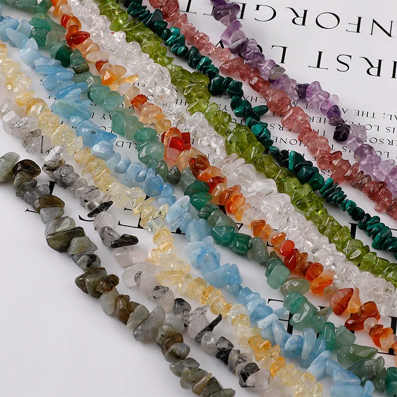 5-8mm Irregular Crystal Crushed DIY Beads Moonlight Loose Beads Pendant Handmade Bracelet Earrings Necklace Jewelry Accessories