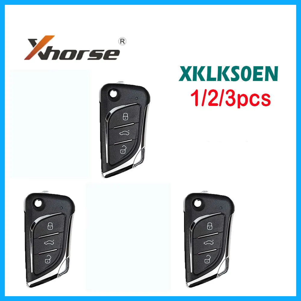 

1/2/3pcs Xhorse XKLKS0EN Universal Car Remote Key 3 Button Wire Remote Key for VVDI Mini Key Tool VVDI2 Car Keys English Version