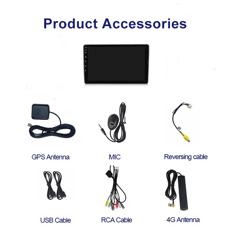 7862S 9 Inch 10 Inch Android 12 Universele 7862 8 core 2din Autoradio Video Autoradio met DSP CarPlay 4G Autoradio