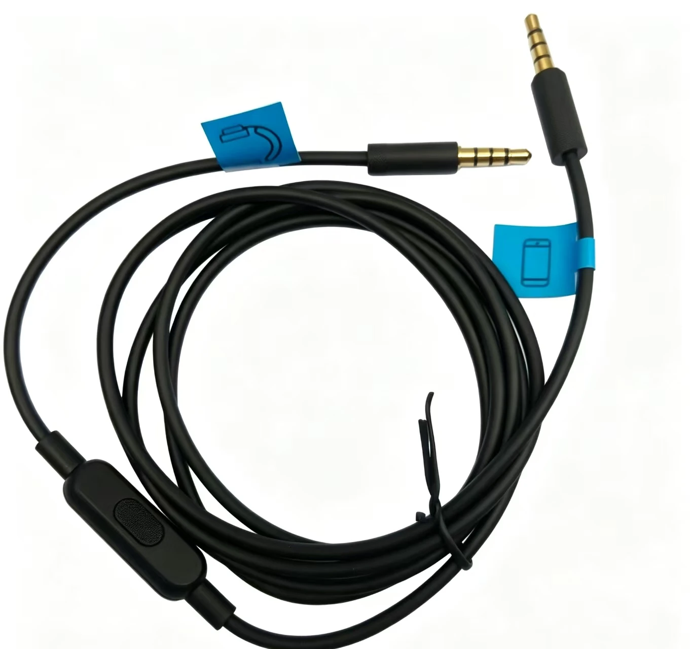 3.5mm TRRS Audio Cable with mic for Razer Kraken, BlackShark V2 X, SteelSeries Arctis 1,  ATH-GL3 Logitech G433, G233, G Pro x