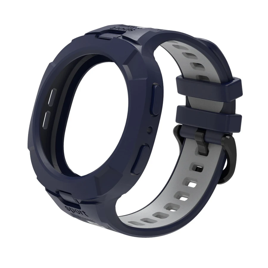 Case+Strap voor Samsung Galaxy Watch 8 9 40mm/44mm Volledige allround bescherming Armband voor Galaxy Watch 8 Classic 46mm Polsband