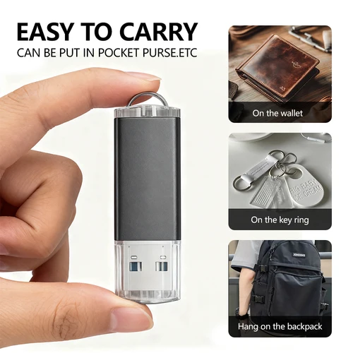 Imagen 2 del producto Unidad Flash USB 2.0 de Alta Velocidad, Colorida, Metálica, de 32 GB, 16 GB, 1 GB, 64 GB, Pendrive, Memoria USB, Regalos de Fotografía, Disco de Memoria