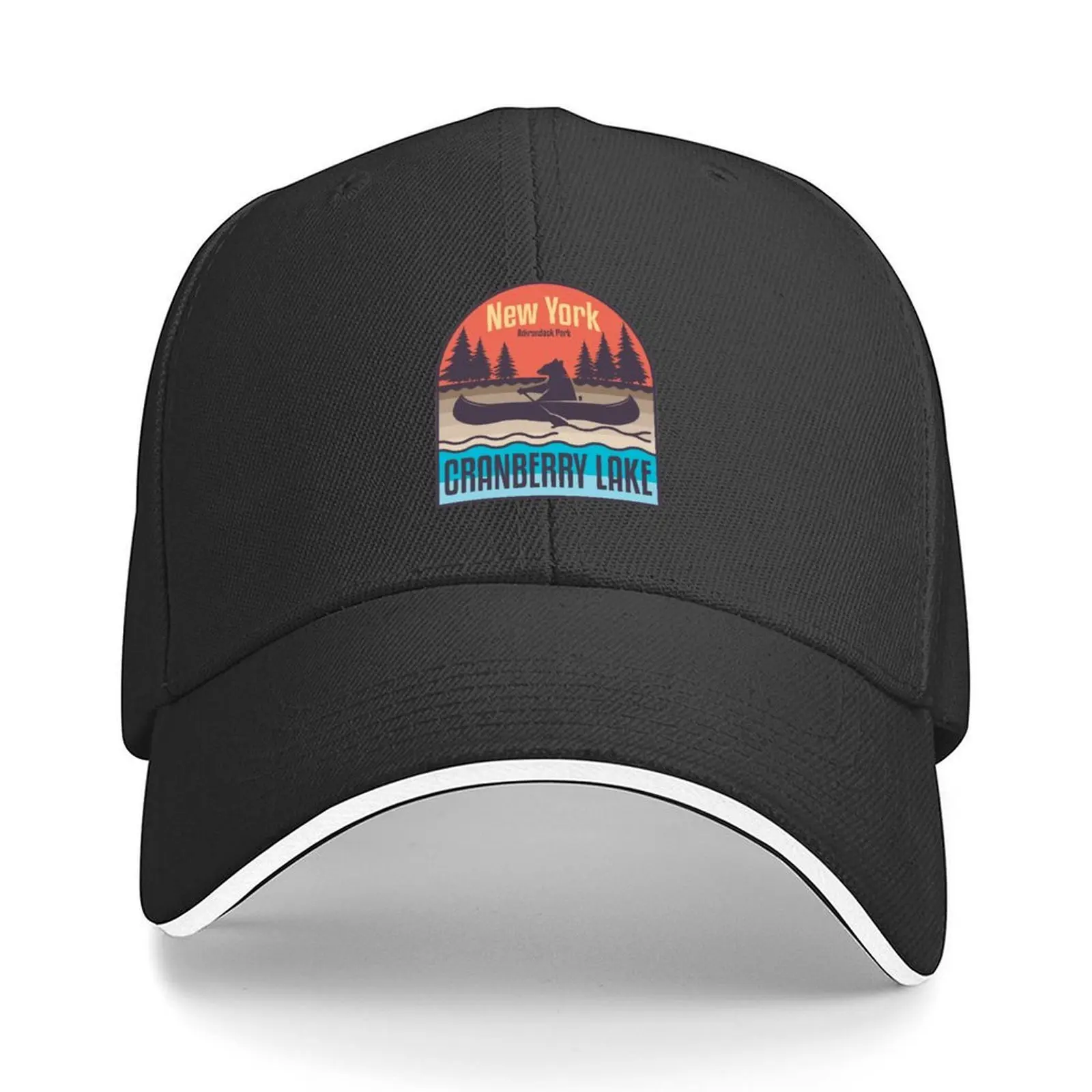

Cranberry Lake, New York Baseball Cap Beach Outing fishing caps man sun hat Sports Cap Men Golf Wear Women's