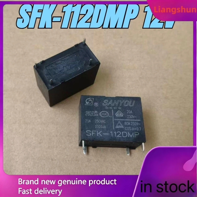 New 5pcs/lot  New 10pcs/lot 100% original genuine relay:SFK-112DMP 12V 4pins 20A Air conditioning water heater relay
