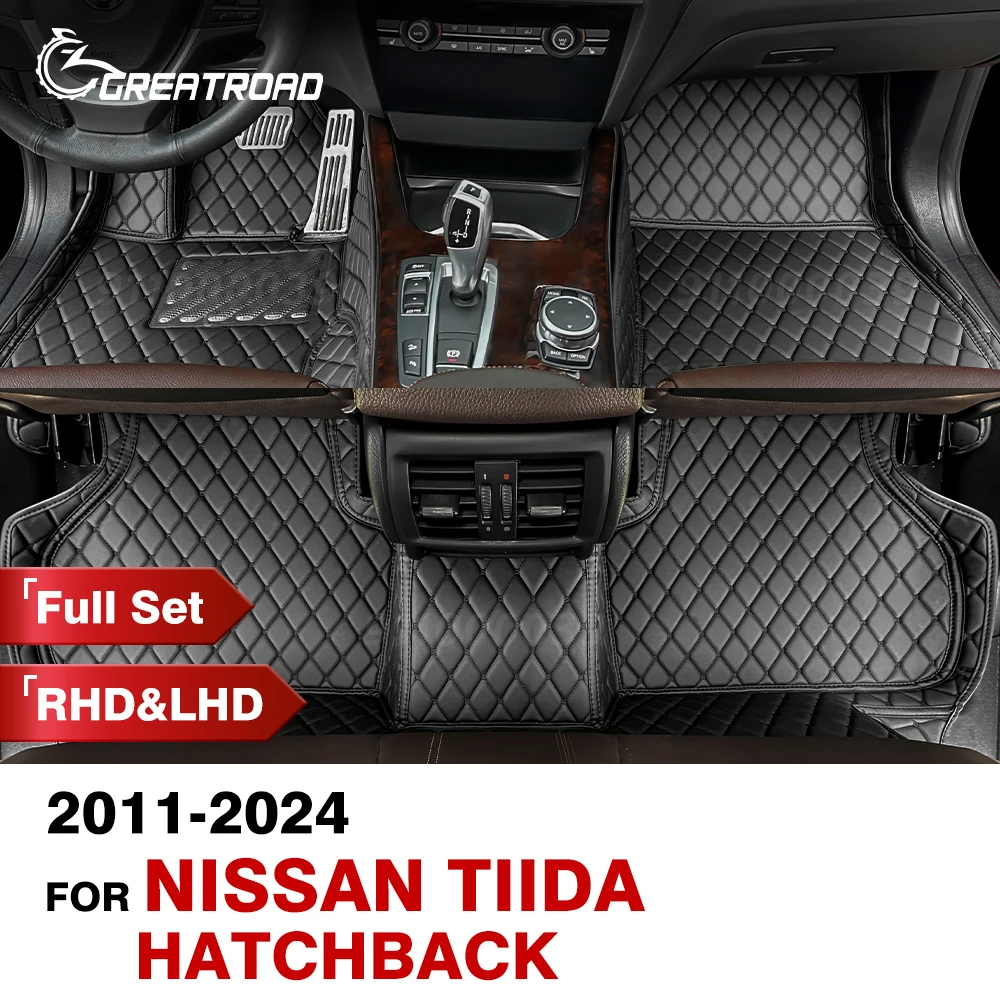 

Car Floor Mats For Nissan Tiida Hatchback 2011-2024 23 22 21 20 19 18 17 16 15 14 13 12 Carpet Cover Interior Accessories