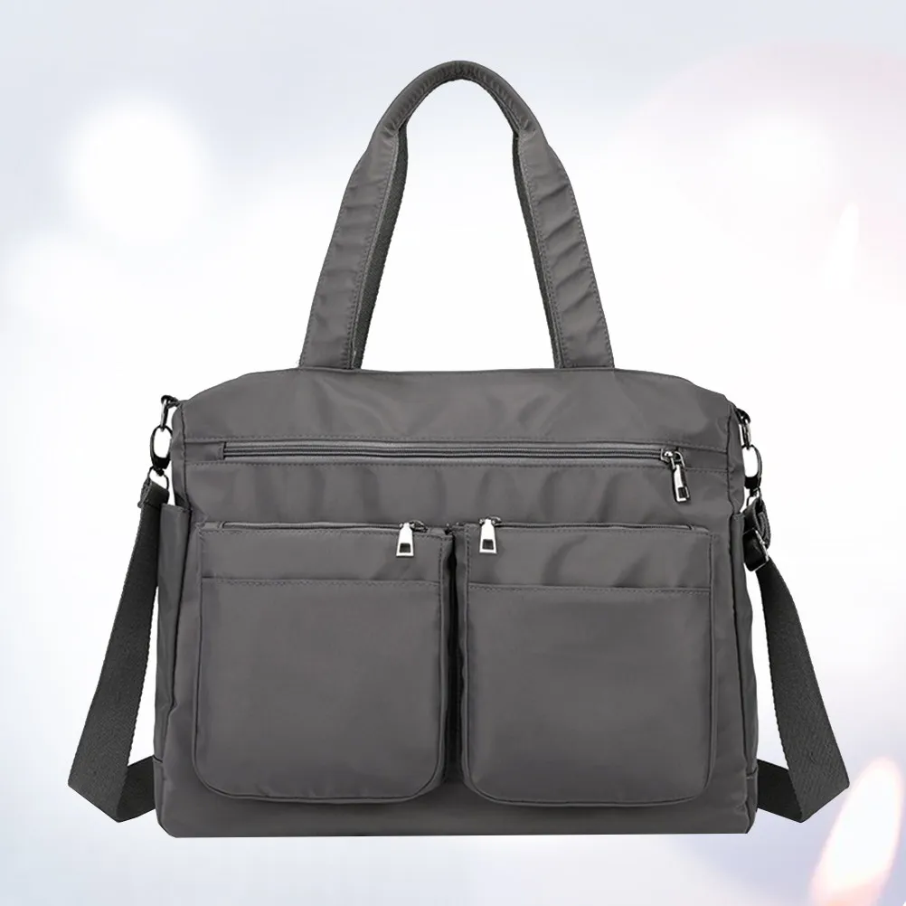 

19 Inch Travel Bag Waterproof Nylon Shoulder Multi pocket Tote ganizer Laptop Briefcase Portable Work Bag Travel Tote