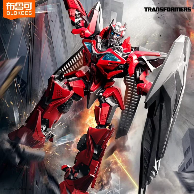 

Blokees Transformers Building Blocks Optimus Prime Assembly Model Bumblebee Autobots Ornament Megatron Action Figure Toy Gift