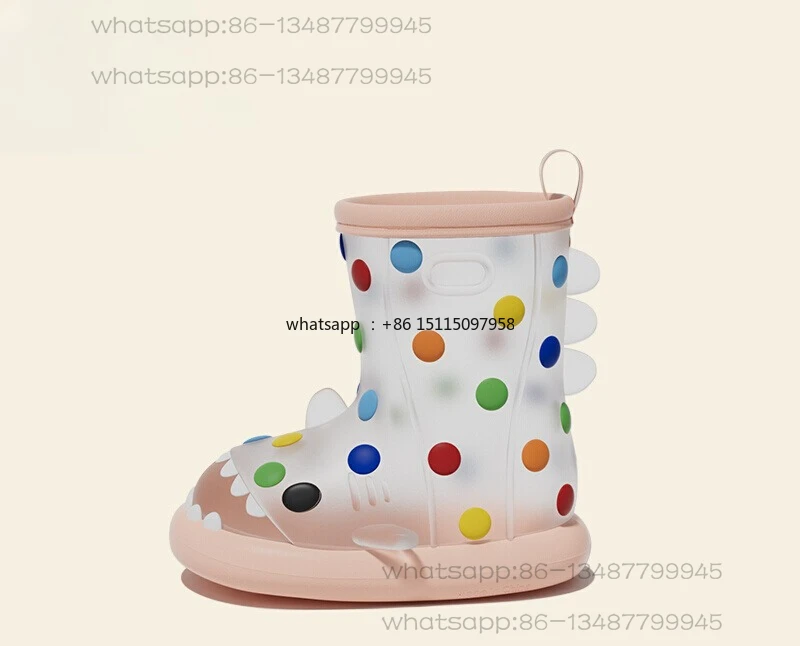 

Children's rain shoes non-slip waterproof rubber shoes rain boots baby
