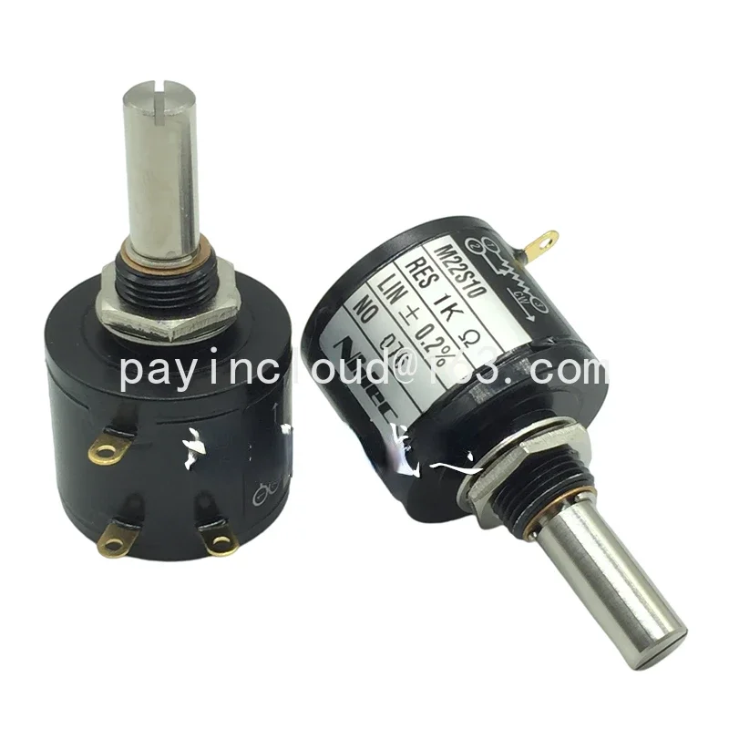 Applicable to Original Japan NIDEC Copal Precision Ten Circles Wire-Wound Potentiometer M22s10 1k2k5k10k Ten Circles