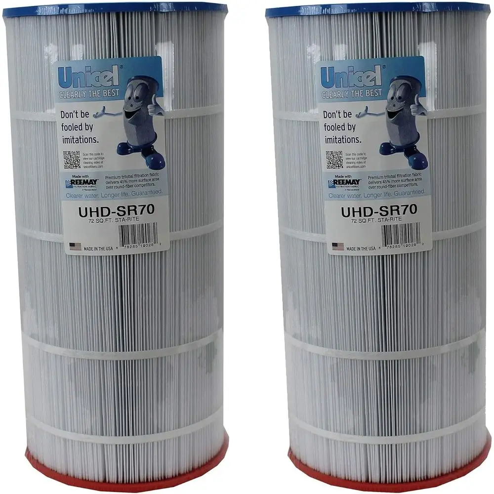 ไส้กรองสระว่ายน้ำ Sta-Rite Posi-Flo รุ่น UHD-SR70 ขนาด 72 ตารางฟุต 4 ออนซ์ แบบ 195 จีบ แพ็ค 2 ชิ้น