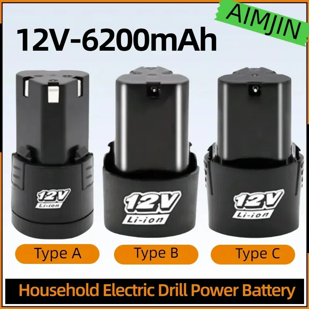 

12V 6800mAh Universal Rechargeable Battery For Power Tools Electric Screwdriver Electric drill Li-ion Battery