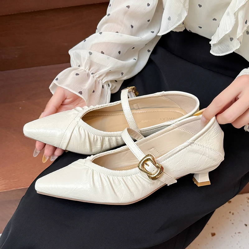 Women Pointed Toe High Heels Shoes Sexy Designer 2025 New Sandals Elegant Summer Party Shoes Woman Dress Brand Pumps Zapatillas