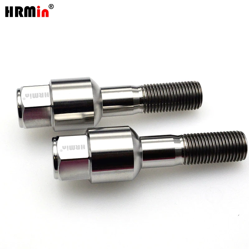 HRMin 10.9 grade M14*1.5*45mm Gr.5 titanium Ball seat titanium bolt wheel bolt 10ps 20ps For Mercedes-Benz racing car