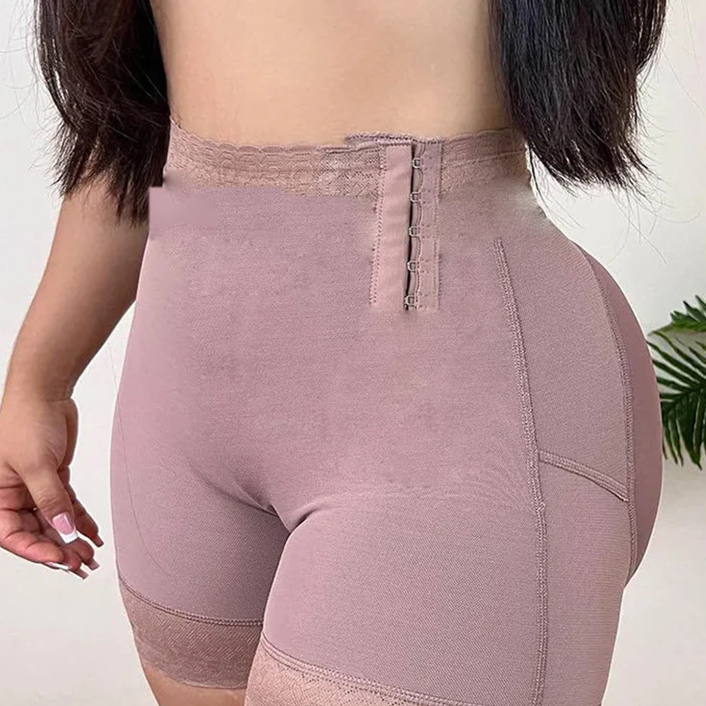 

Fajas Colombianas Side-hooks Tummy Control Butt Lifter Underwear Postpartum Girdle Waist Trainer Shapewear Women Shaper Panties