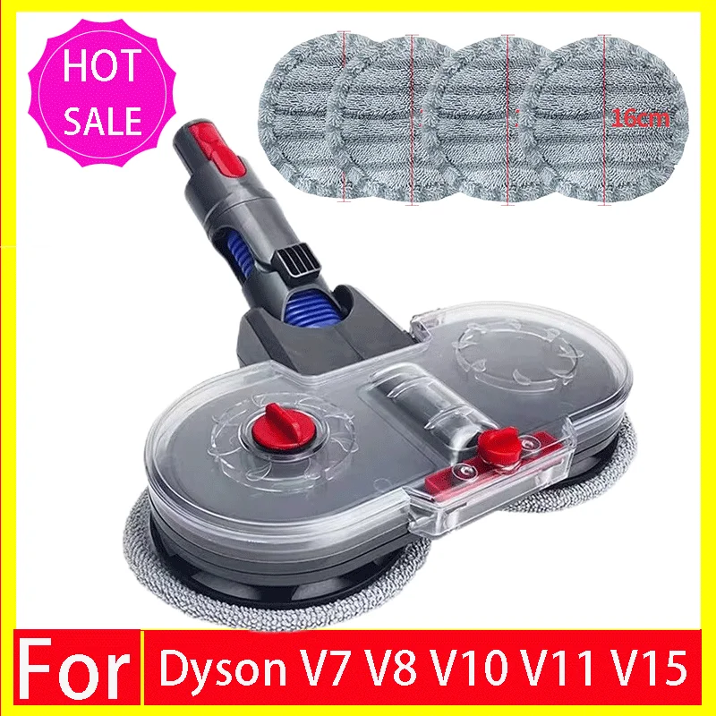 

Electric Mop Head Brush With Water Tank for Dyson V7 V8 V10 V11 v15 Vacuum Cleaner Replacement Cleaner Accessories