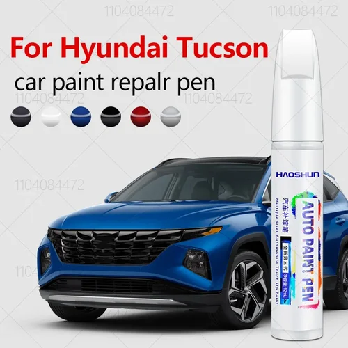 Imagen 1 del producto Para Hyundai Tucson 2004-2025 JM LM TL NX4 pluma de reparación de pintura removedor de arañazos DIY accesorios para automóviles negro blanco azul gris
