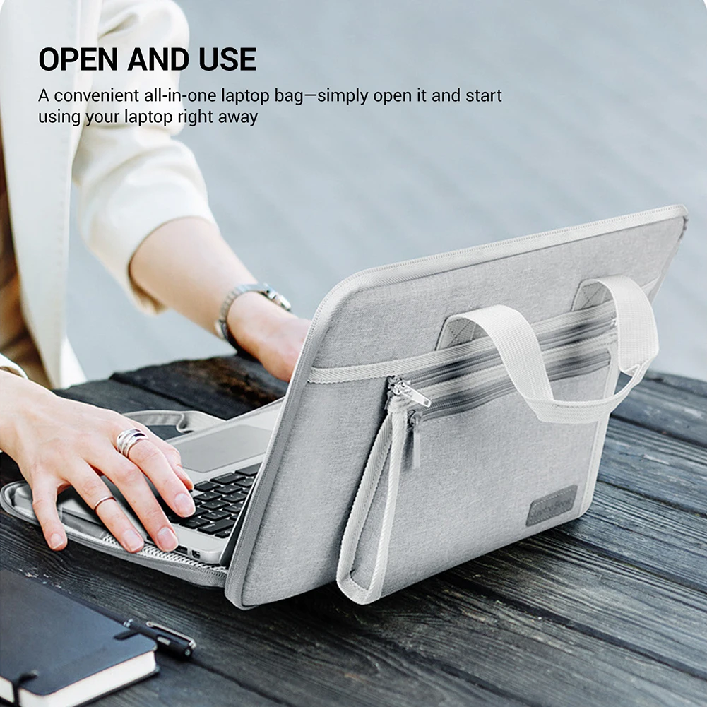 Laptop Bag Liner Bag Handbag Suitable for M1 M2 13 14 15.6 Inch Macbook Air Pro Huawei Asus Dell Waterproof Notebook Briefcase