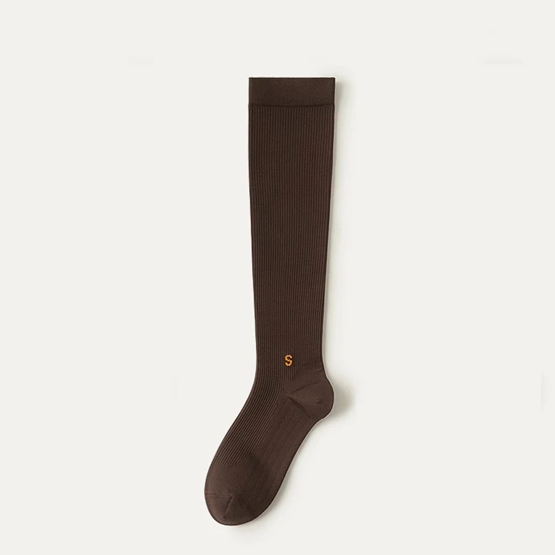 1 Paar professionelle Waden-Kompressionssocken, hohe Elastizität, atmungsaktiv, Komfort, ganzjährig, Laufen, Springseil, Sportsocken – Detail 22