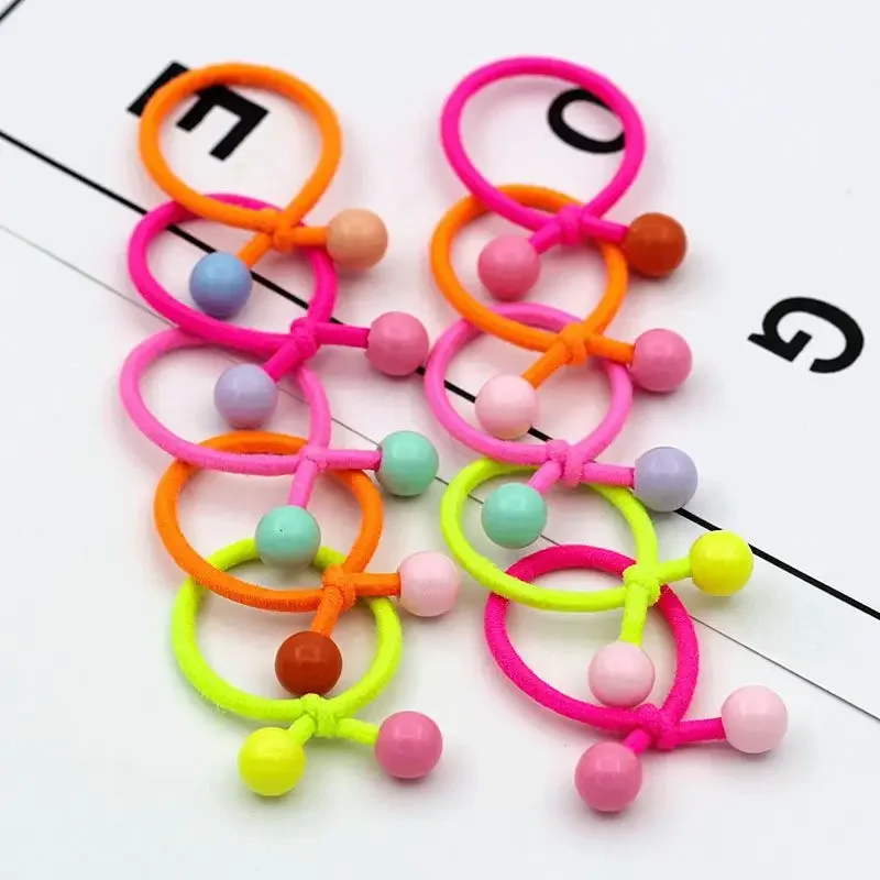 Children Cherry Hair Ties Cute Girls Baby Elastic Hair Bands Hair Ropes Rubber Band Scrunchies Headwear Hair Accessories