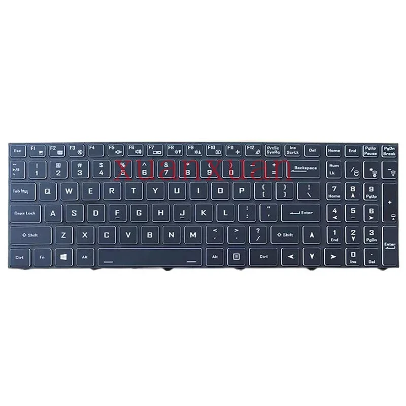 New Keyboard with backlit for Hasee GX7 GX8 GX9 ZX7 ZX8 TX6 TX7 TX8 TX9 Z7-CT7NA black