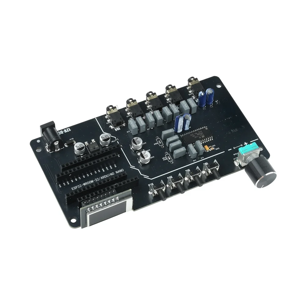 4 Channel Audio Input Module Digital Audio Controller TDA7440 Audio Module 0-100 Level Adjustment Plus Minus 14dB Tuning