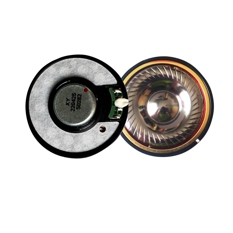 50mm Titanium Diaphragm Headphones Speaker Unit DIY 32Ohm Large Headset Drivers with Copper Ring 2PCS