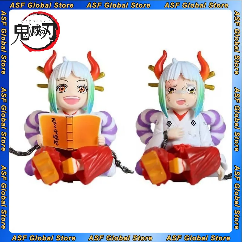 Figura de Anime Yamato de una pieza de 9cm, modelo versión Q, estatua de Pvc, decoración de escritorio, adorno periférico, regalo de cumpleaños, juguete para chico