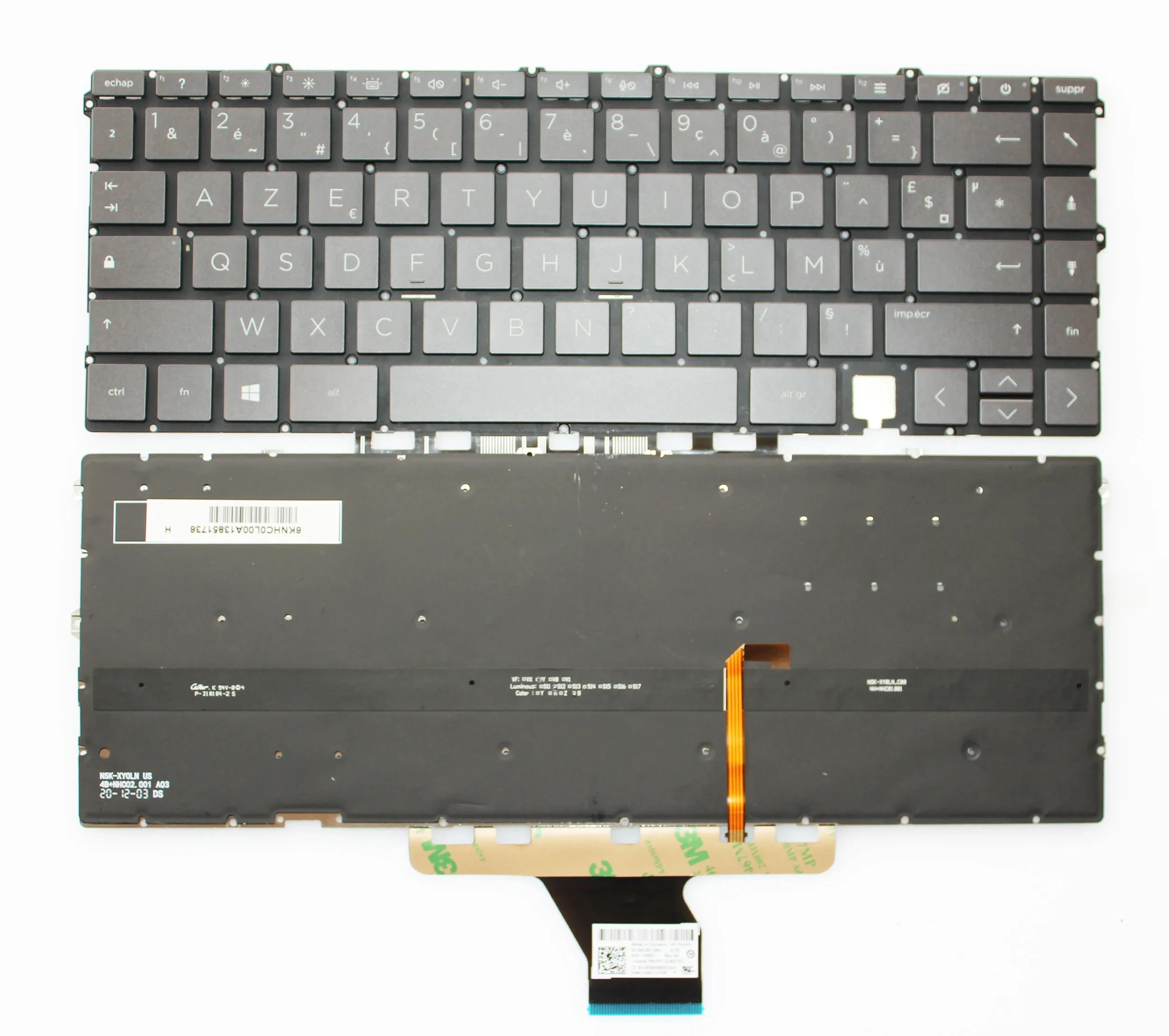 

For HP Spectre X360 13-AY 15-ES 15M-ES 15T-ES 15-EU 15M-EU French FR Backlit Clavier keyboard