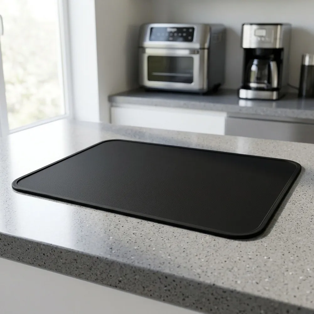 Resistant for Air Fryer and Hot Pots - Fiberglass Based Countertop Protector for Wood Marble Surfaces  Resistant