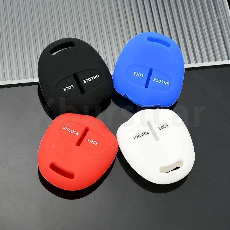 2/3 Buttons Car Silicone Key Case Cover Shell Fob Holder For Mitsubishi Outlander Colt LANCER Grandis Pajero Sport Parts