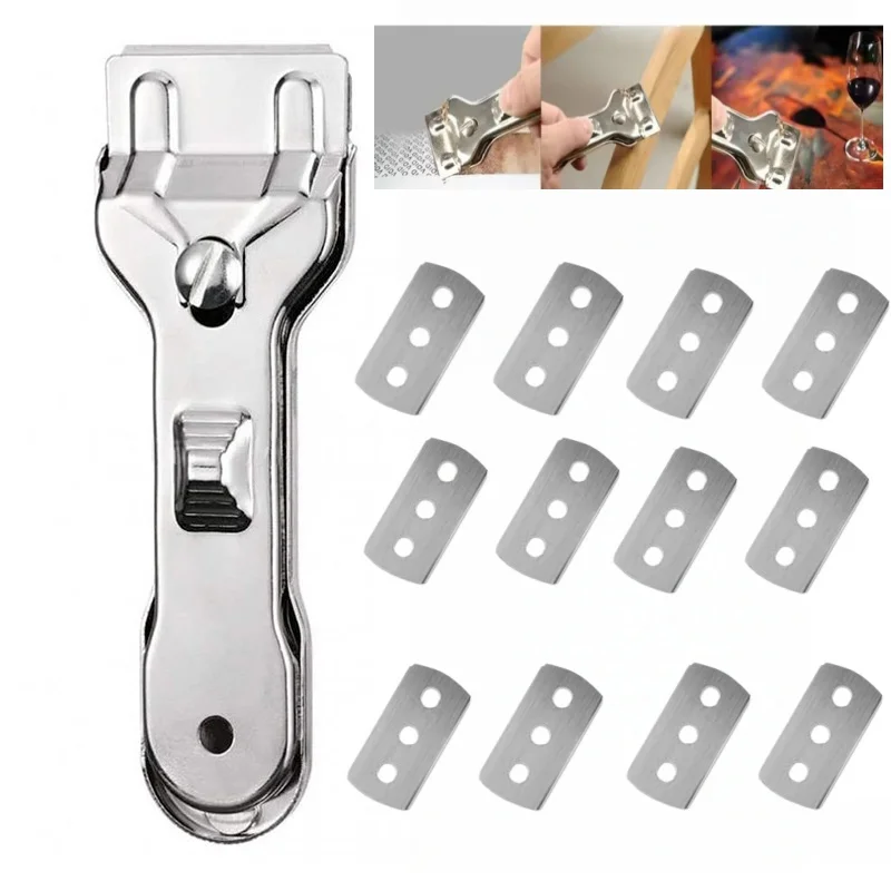 

Multifunction Cleaner Hob Scraper Remover with Replacement Blade Kichen Cleaning Oven Glass Ceramic Cooker Tools Utility Knife