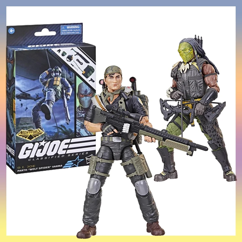 

In Stock G.I. Joe Classified Series Toy Parth Wolf Spider Varma Collection Model Anime Figurine Action Figures Toys Kids Gifts